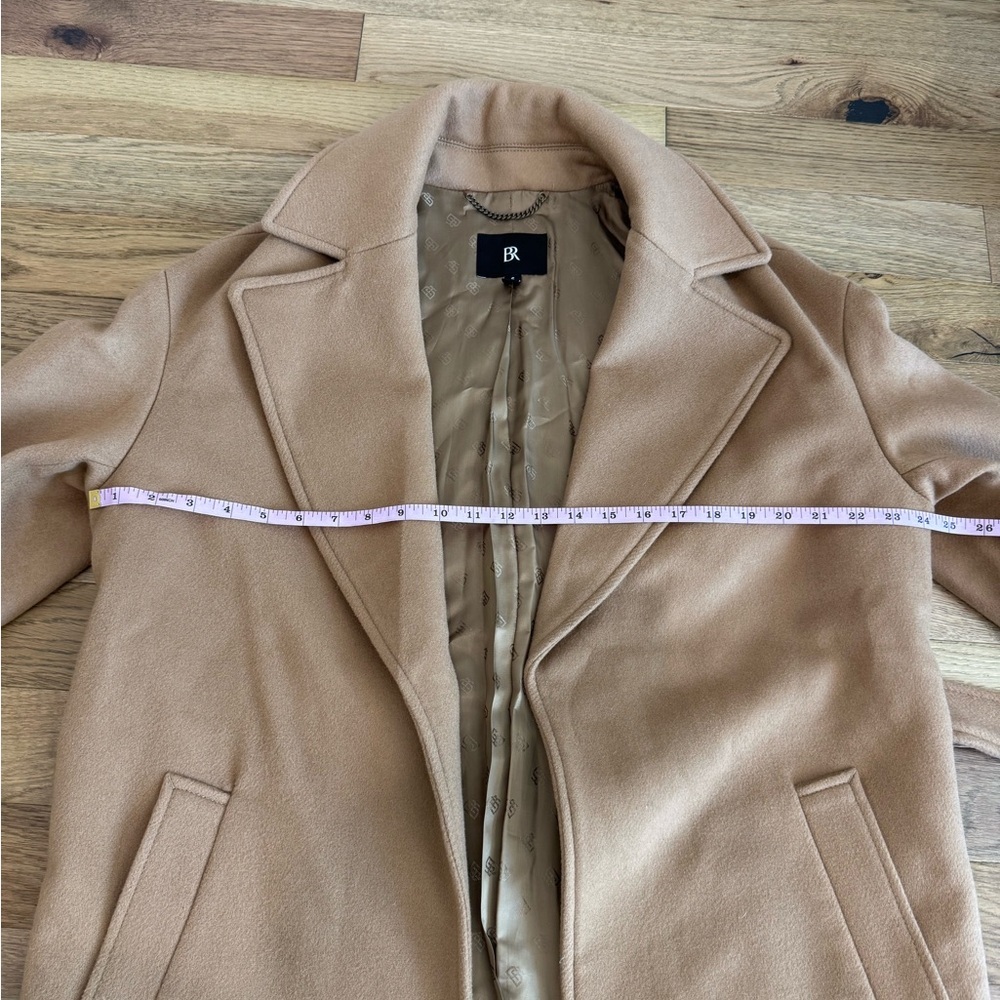 Banana Republic Camel Wool Cashmere Blend Wrap Camel Coat - Picture 8 of 12